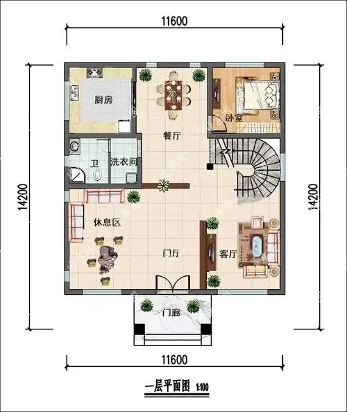 农村150平方三层别墅设计图纸,经典大气,修一套大概要多钱-建房圈
