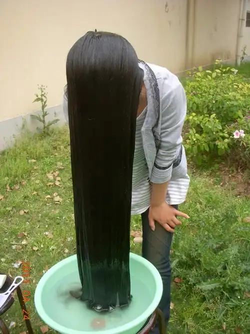 洗剪姑娘一米多的长发-上海ww263,264#(6)