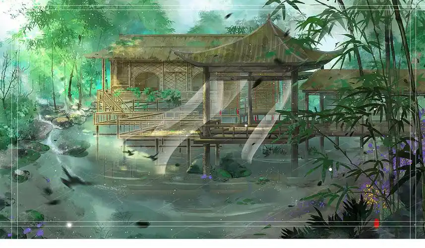 古风场景-林中小屋