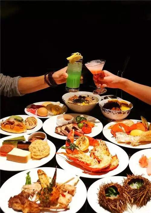 海胆,波龙畅吃,日料海鲜双主题自助餐!上海漕河泾万丽酒店自助晚餐