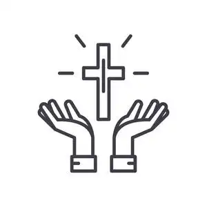 信仰上帝平面向量符号, 符号, 插图照片