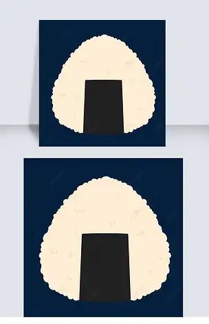 原创卡通风格三角饭团