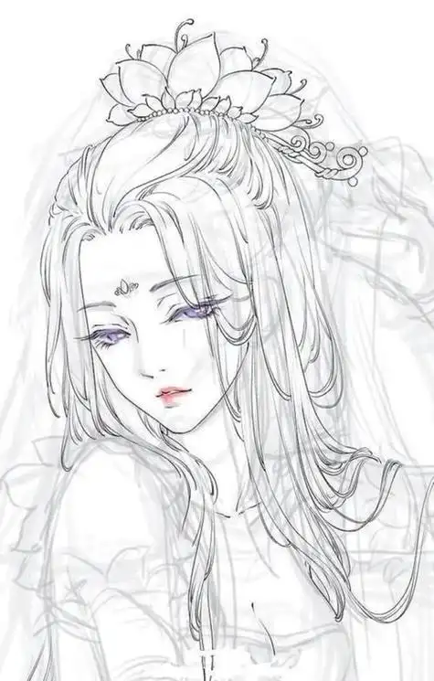 绝美的动漫人物全身简笔画