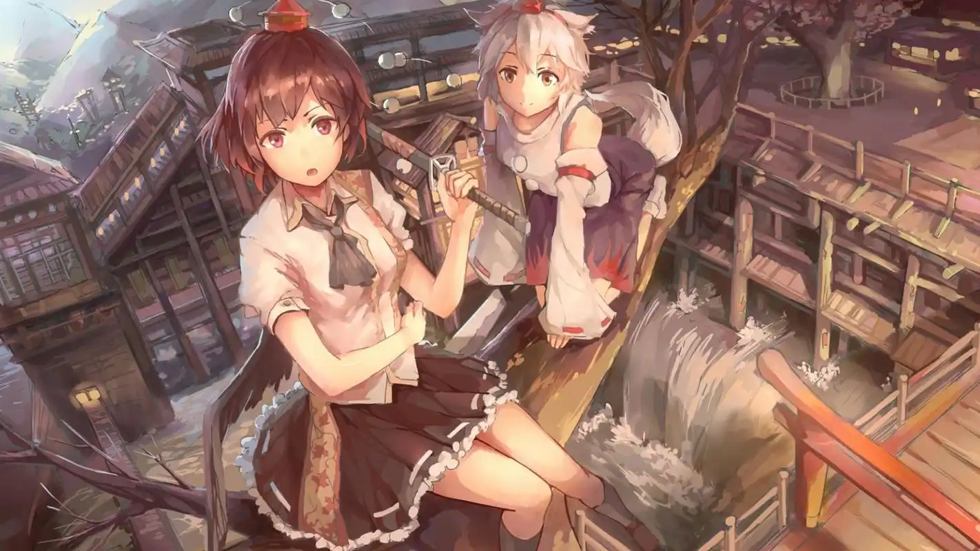 唯美插画动漫美女图片桌面壁纸高清大图预览1920x1080_卡通动漫下载