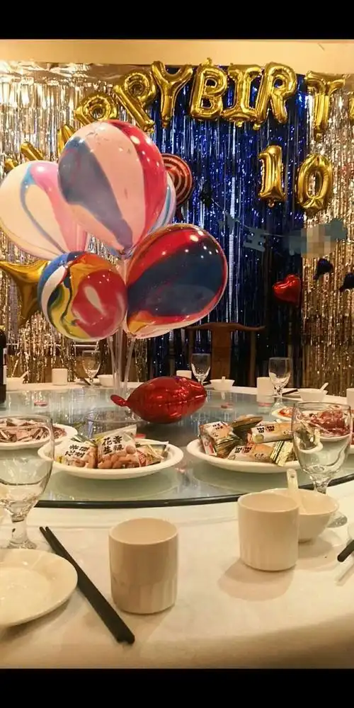 生日会场布置很童心浪漫!