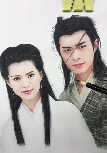 美院小哥画的神雕侠侣,不看杨过的发髻,还真有可能骗到