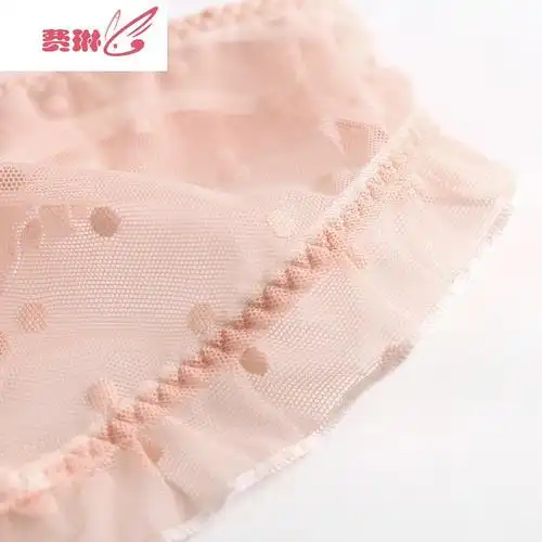 性感蕾丝女内裤低腰大码棉质裆女士三角裤轻薄透气少女费琳