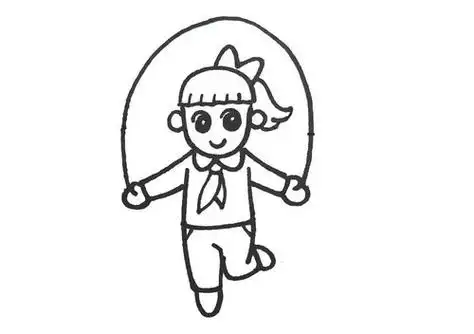 简笔画运动达人