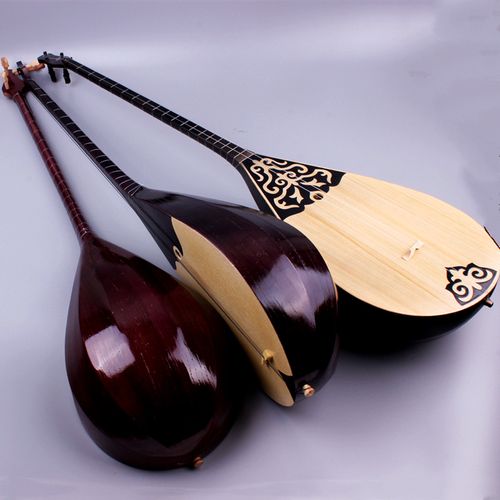 乐器新疆哈萨克族制作冬不拉演奏标准松木学生练习冬不拉