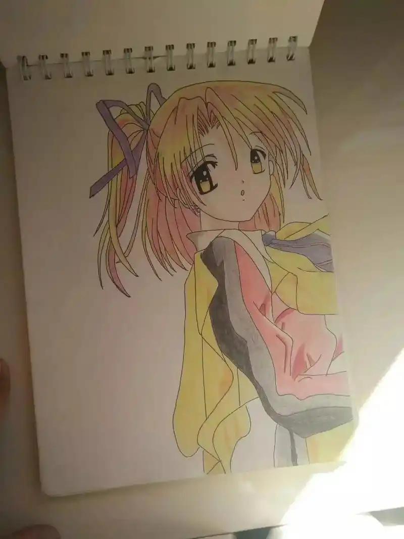 动漫人物绘画 初中时候的作品了  没有翻到自己都不记得以前 - 兑音