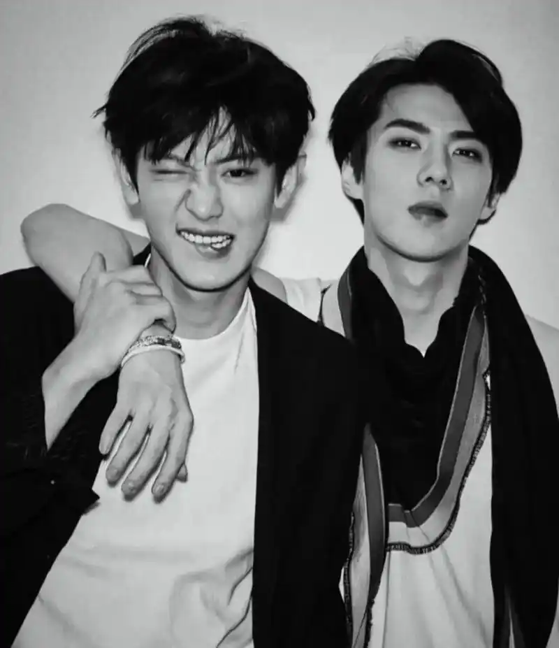 吴世勋 #sehun #朴灿烈 配一脸#合照 #吴世勋朴灿 - 抖音