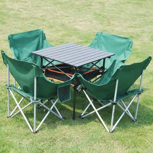 新款户外折叠椅子便携野营沙滩椅自驾游车载折叠桌椅旅游装备