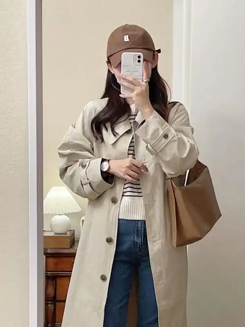 米色风衣如何搭配