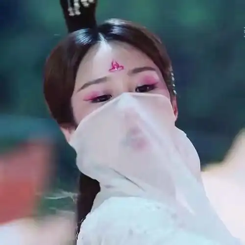 面纱古风古风雪纺面纱汉服遮面蒙面防晒仙女古装纱巾面帘美女蒙面纱巾