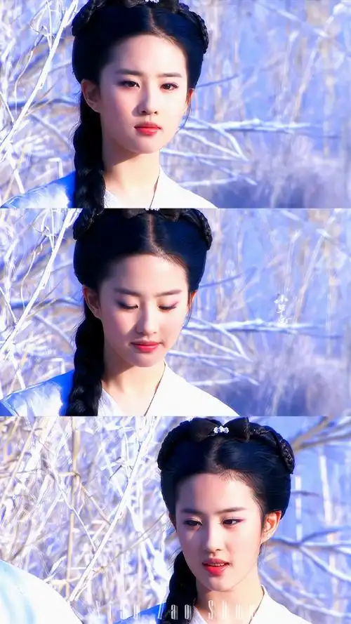 16岁刘亦菲旧照#真的很喜欢刘亦菲十几岁演的这版神雕侠侣的小龙