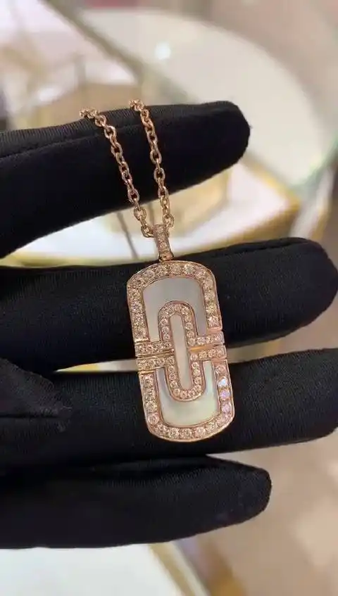 bvlgari回形针项链761576157615 67