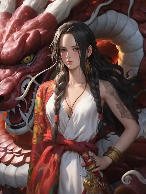 海贼王壁纸|中国风女帝