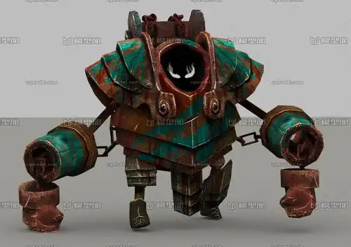 游戏角色系列 机器人 怪物 中世纪 钢铁侠 拳头人 敌人 生锈人形生物