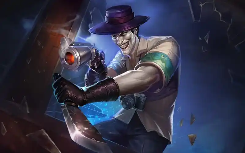 【传说对决体验服】小丑皮肤:致命玩笑