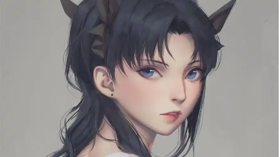 精致动漫美女日系性感手绘插画,高清图片,电脑桌面-壁纸族