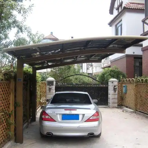 小车遮阳棚 重庆车棚设计 轿车吊拉铝合金雨棚 轿车遮阳棚厂家