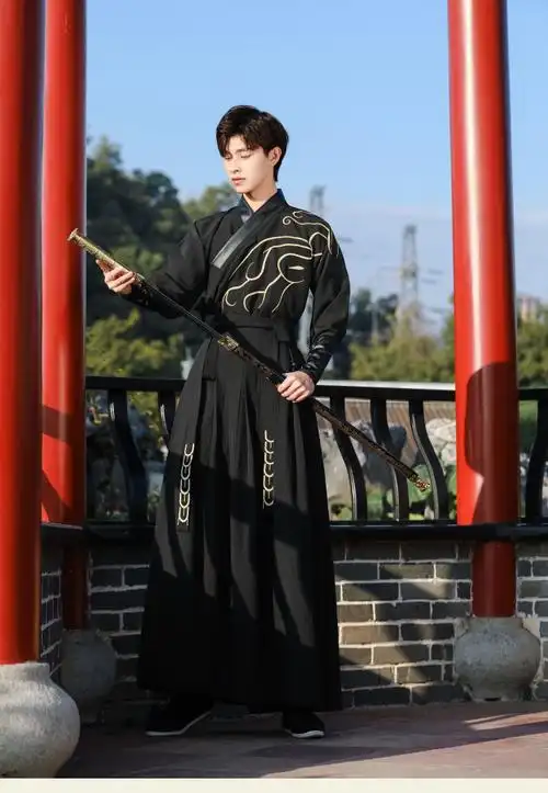森马集团旗下棉致古装汉服男装夏季侠客书生剑客唐朝古风初中生毕业季
