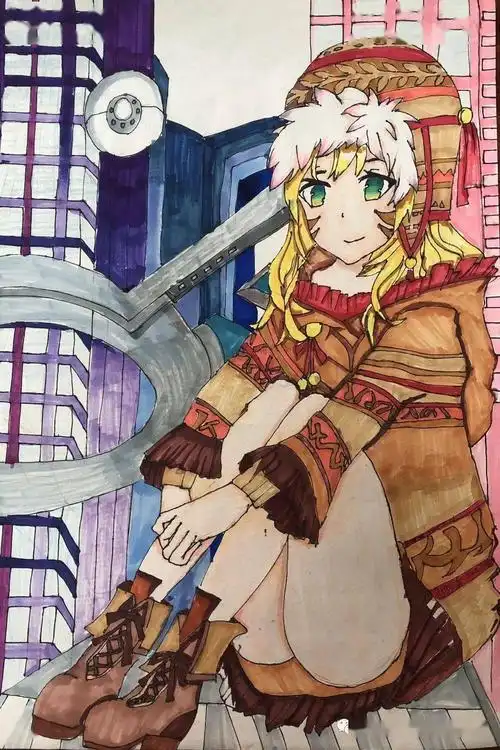 乔戈里艺术61教育苑美术考级作品欣赏