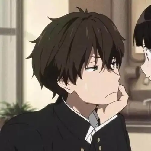 情侣头像千反田爱瑠and折木奉太郎