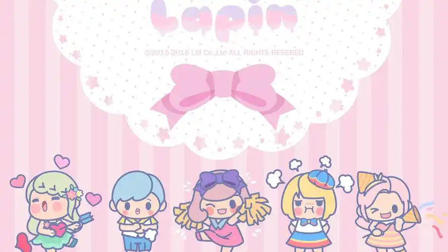 唯美梦幻lapin少女粉红诱惑卡通动漫桌面壁纸下载