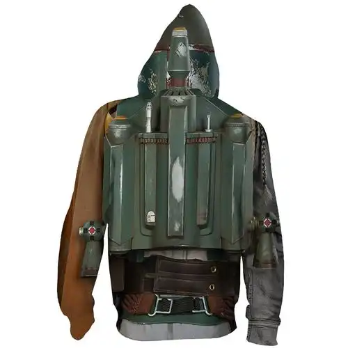 2021新款 星球大战曼达洛人赏金猎人cosplay电影周边男女定制卫衣