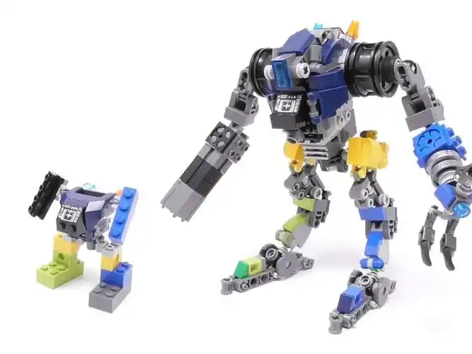 乐高迷你战士改造升级