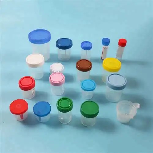 尿液容器一次性实验室使用带温度带无菌尿液容器 60毫升的尿液容器