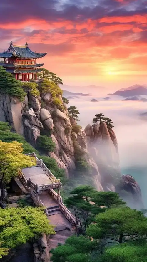 高处不胜寒,美景尽收眼底#治愈系风景 #人间仙境美如画 #治 - 抖音