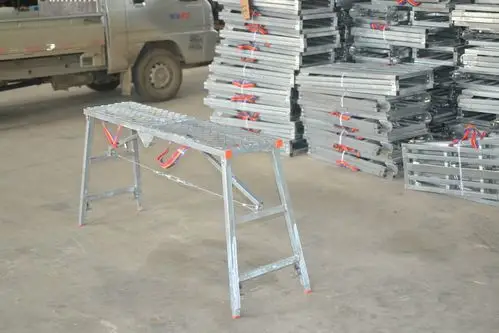 折叠便携脚手架 脚手架铁马凳 折叠式铁马凳