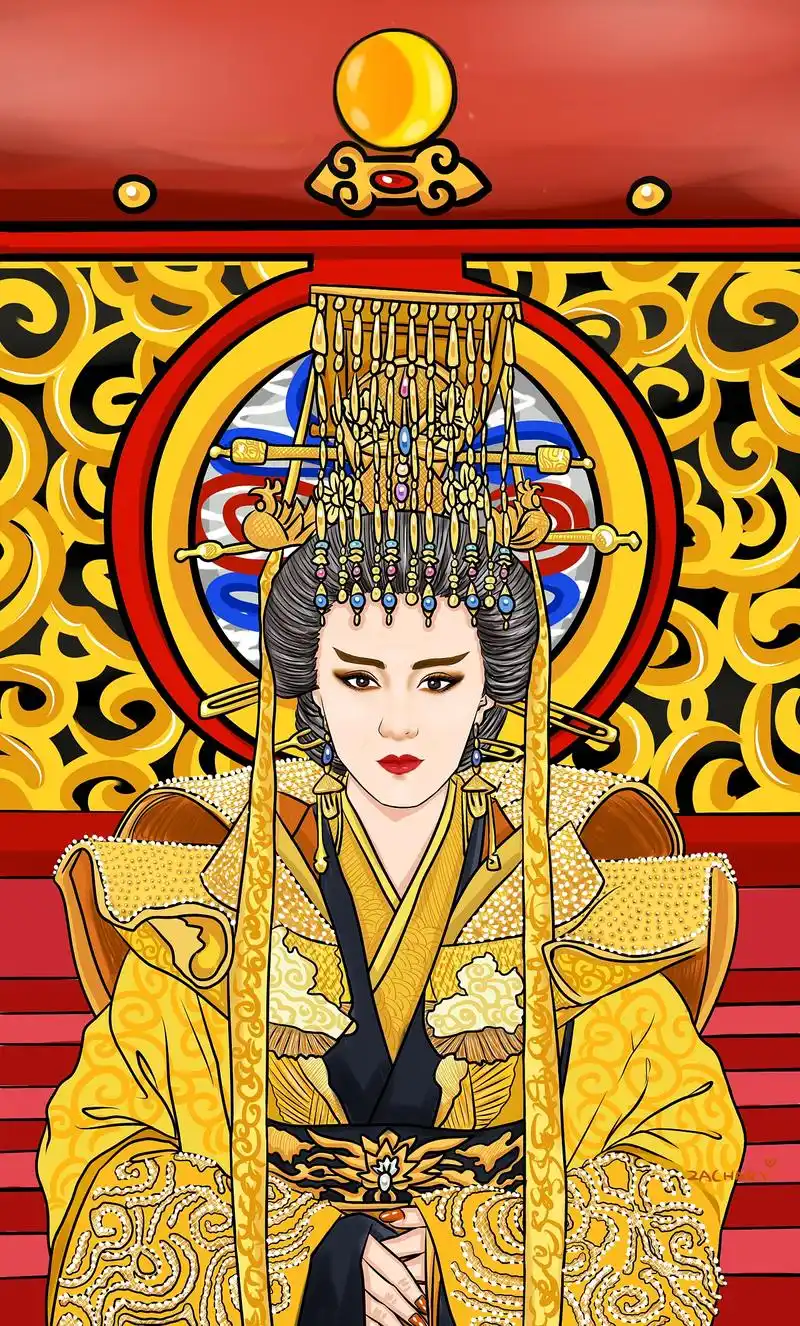 武则天传奇插画系列