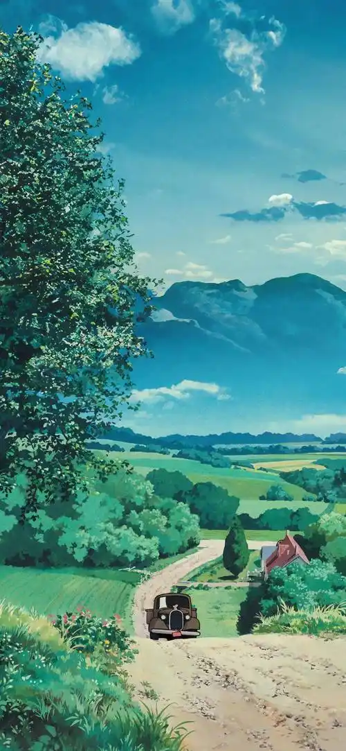 宫崎骏的动漫作品,为用户的手机屏幕增添了一抹梦幻与温馨_画面_壁纸