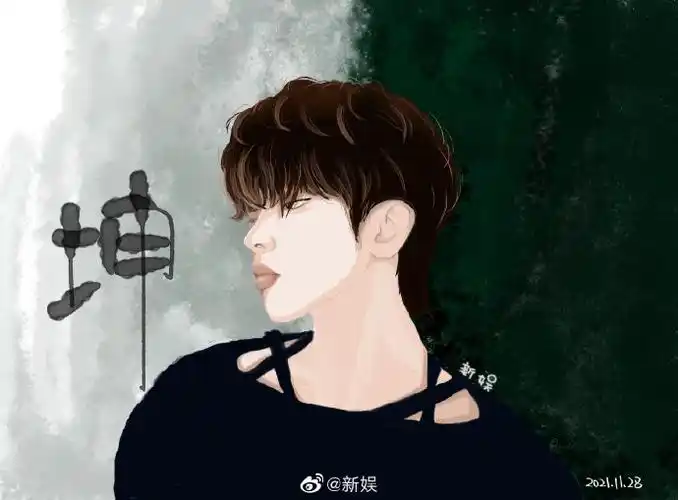 新娱原创漫画##蔡徐坤西湖水色大片