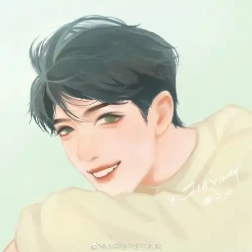 肖战可爱动漫头像壁纸背景图源水印
