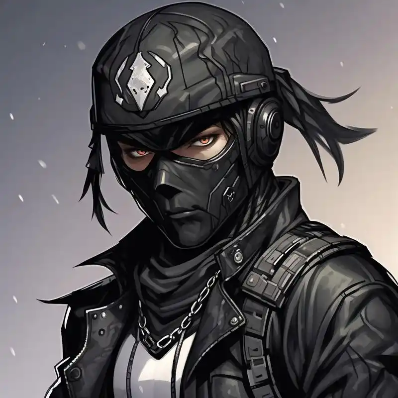 97黑色悍匪头套,沙雕头像大赏04 老铁们,今天给大家带来一组黑色