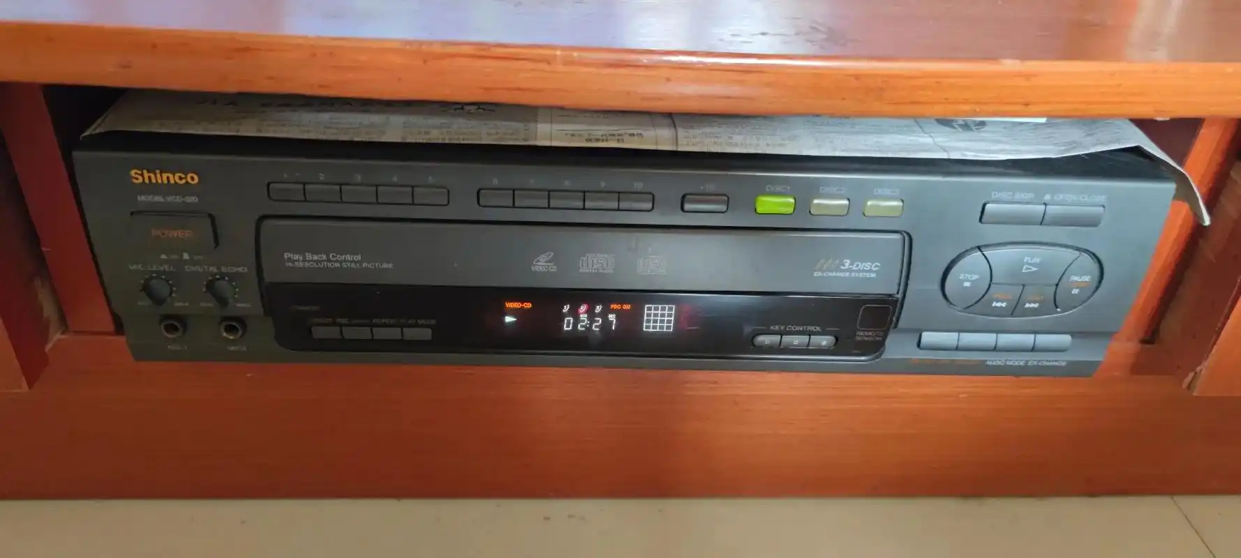 新科vcd3碟连续播放机 完美修复 古董收藏 - 抖音