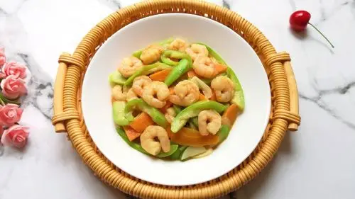 丝瓜炒虾仁 - 丝瓜炒虾仁做法,功效,食材 - 网上厨房