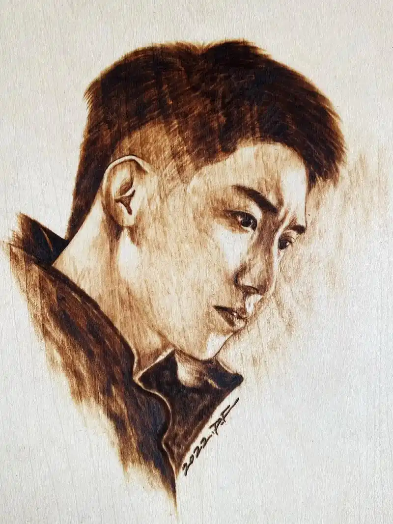 黄景瑜《罚罪》 | 手绘 | 烙画.#黄景瑜 #罚罪 #黄景 - 抖音