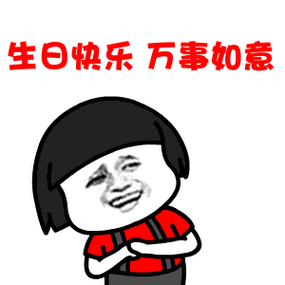 搞笑gif动态图:生日快乐祝福语表情包