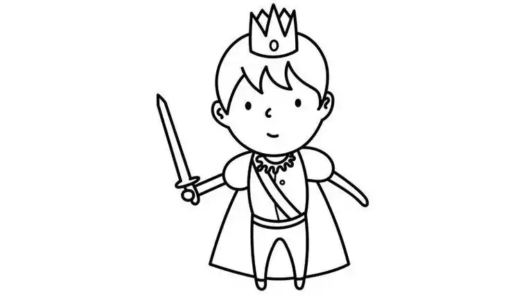 王子怎么画简笔画视频教程