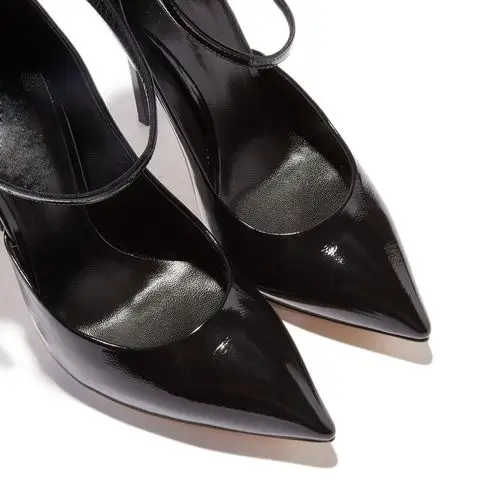 跨境外贸女鞋欧洲站尖头搭扣铁跟女单鞋 速卖通高跟鞋shoes women