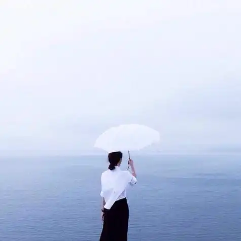 女生头像蓝色大海天空背影壁纸zhang爱人