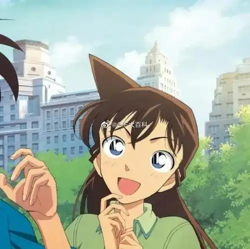 用着工藤新一和小兰的情侣头像,你也会的