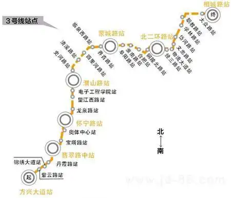 合肥地铁3号线规划方案曝光 首站开工确定望江西路站