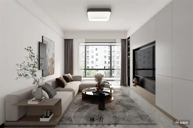 光谷上城-103平现代简约风装修 现代 三室两厅两卫