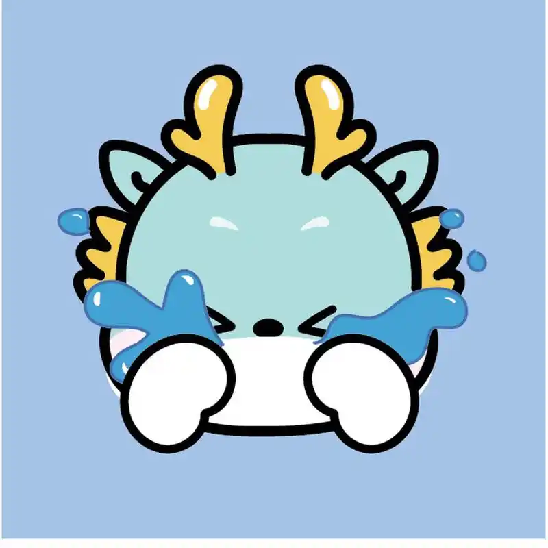 原创│小飞龙ip卡通形象 表情包插画 原创│小飞龙ip卡通形象│带版权